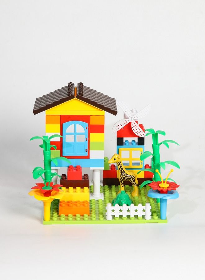 115pcs Windmill Farm Theme Building Block DIY Toys For Kid Toy