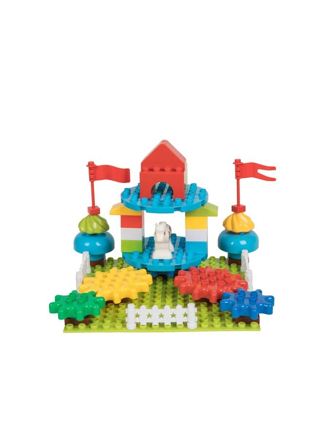 95pcs Assemble Toys Educational Animal Swivel Block Building Set For Kids