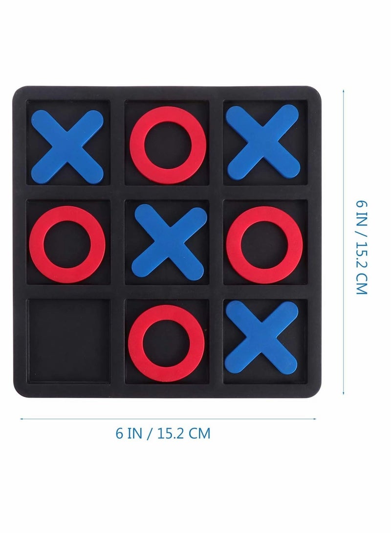 Board Games, Tic Tac Toe Game Board, Strategy Family Games Night, Classic Tactile Puzzle, 2 Boxes