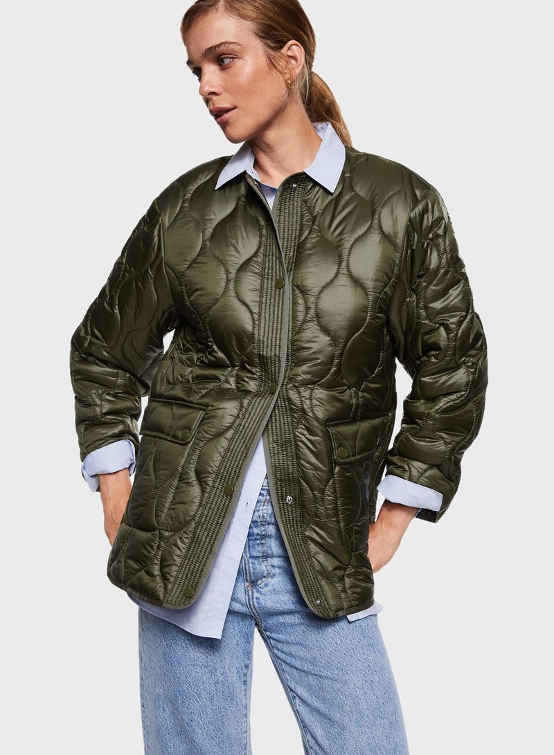 Oversize Quilted Coat
