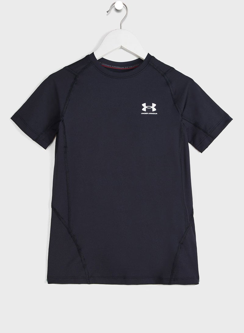 Boys' HeatGear Armour Fitted T-shirt