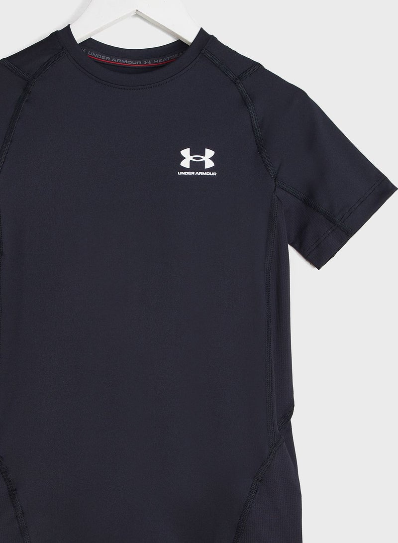 Boys' HeatGear Armour Fitted T-shirt