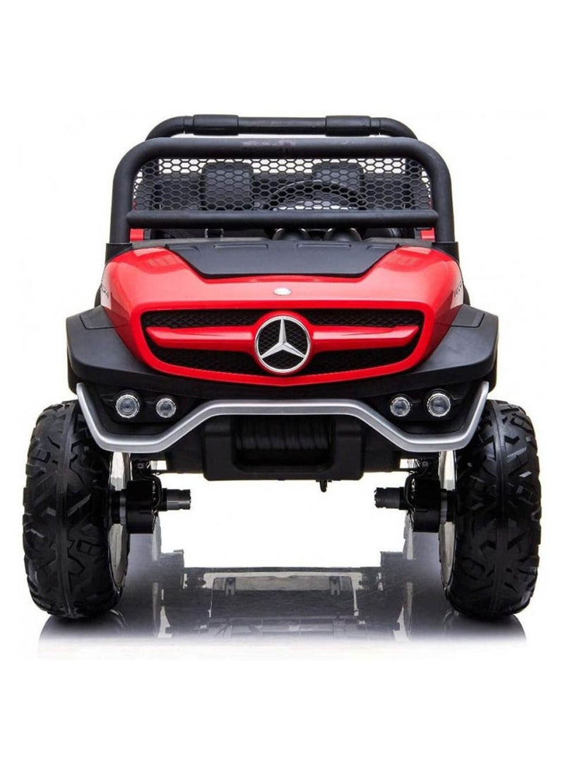 12V MERCEDES BENZ 2SEATER RIDEON - RED