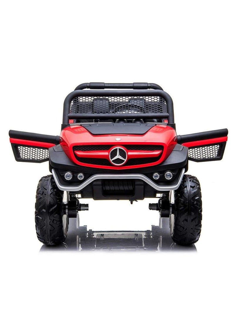 12V MERCEDES BENZ 2SEATER RIDEON - RED