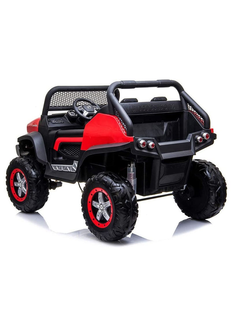 12V MERCEDES BENZ 2SEATER RIDEON - RED