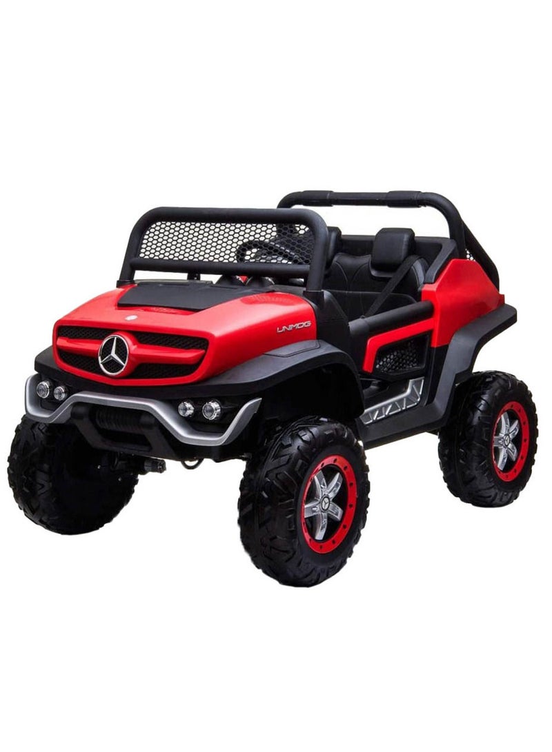 12V MERCEDES BENZ 2SEATER RIDEON - RED