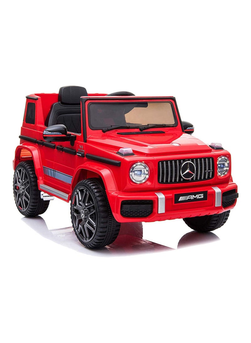 Mercedes Benz Amg G63, Licensed Electric Car, 12V Ride On Car With Remote Control For Kids - Red