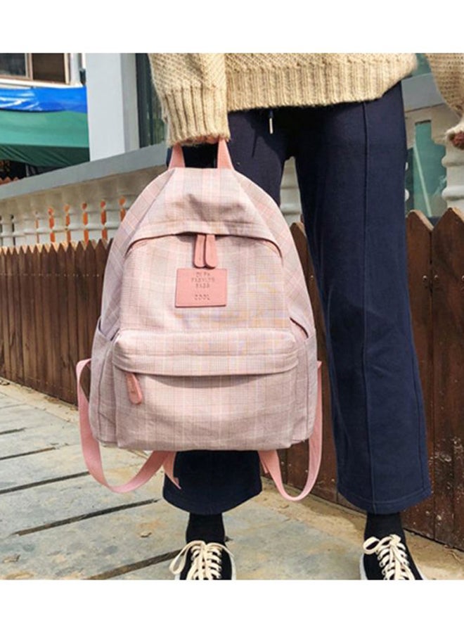 Palid Pattern Backpack Pink
