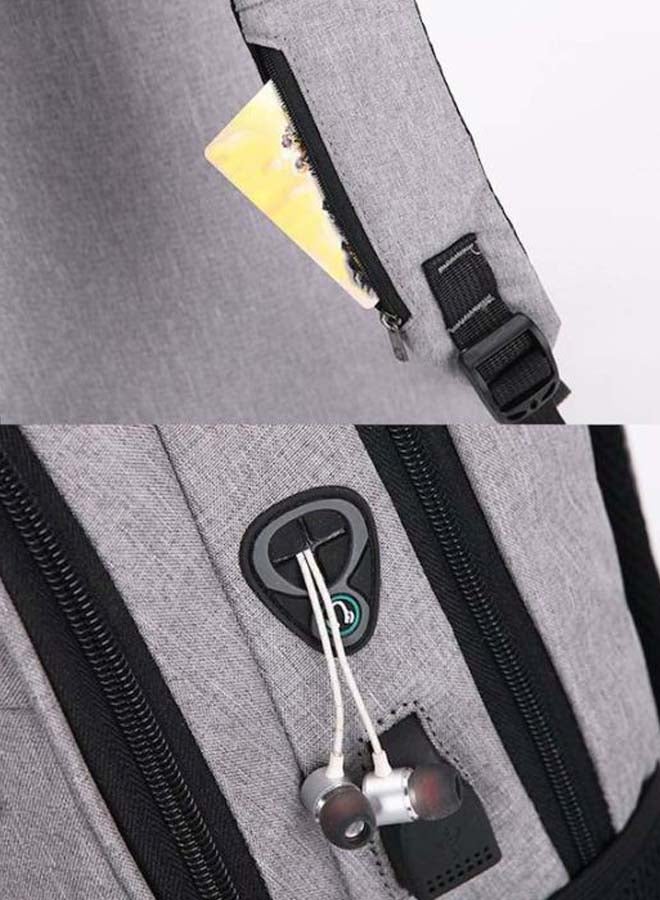 Multifunctional Backpack Grey/Black