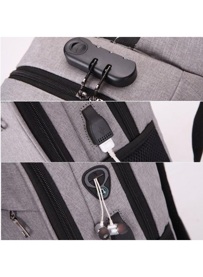 Multifunctional Backpack Grey/Black