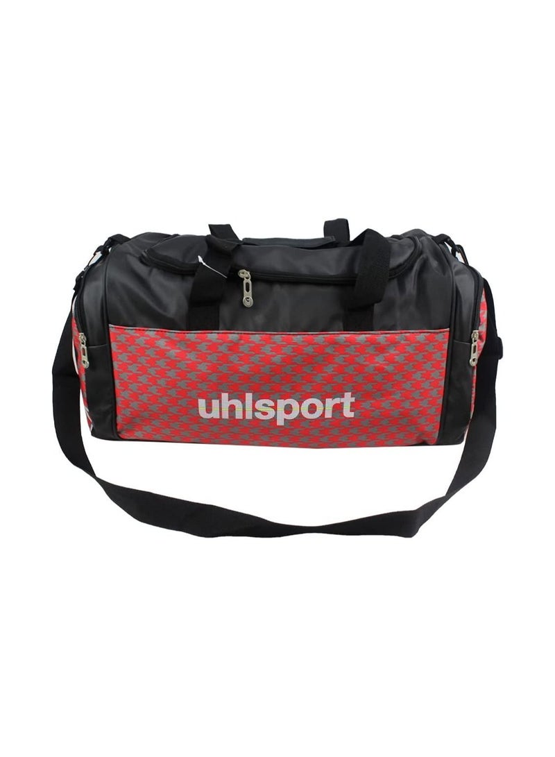 uhlsport Sports Handbags Easy for Carrying Shoulder Pads Two Zippered Pockets On Side U-Shaped Opening Big Main Compartment Waterproof