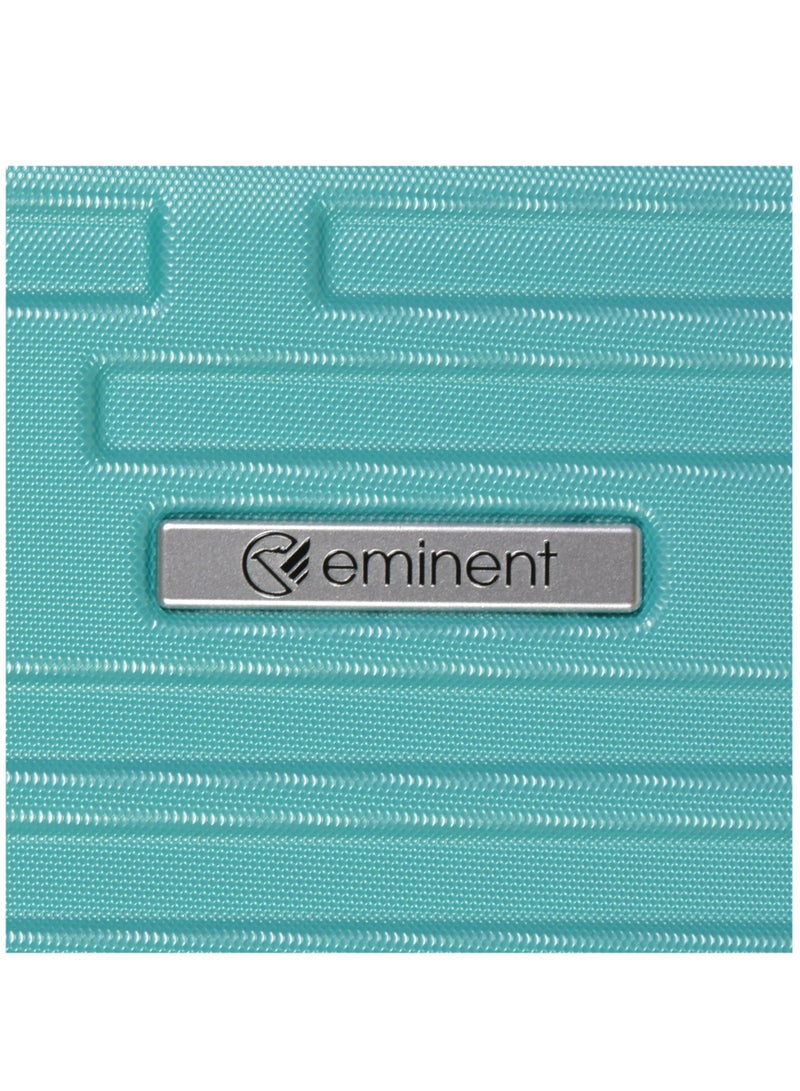 Hard Case Travel Bags Makrolon Polycarbonate Lightweight Expandable Zipper Trolley Luggage Set And Robust 4 Quiet Wheels With TSA Lock Kg82 Turquoise