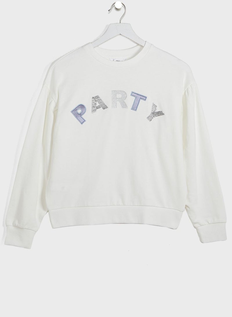Kids Party Sweatshirt