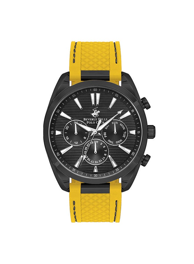 Men's Chronograph Round Shape Silicone Wrist Watch BP3337X.654 - 45 mm