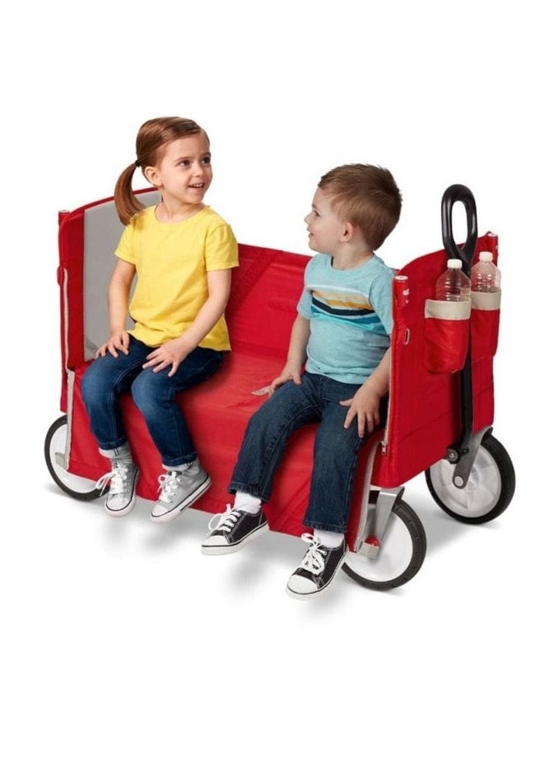 Radio Flyer 3 in 1 EZ Fold Wagon with Canopy