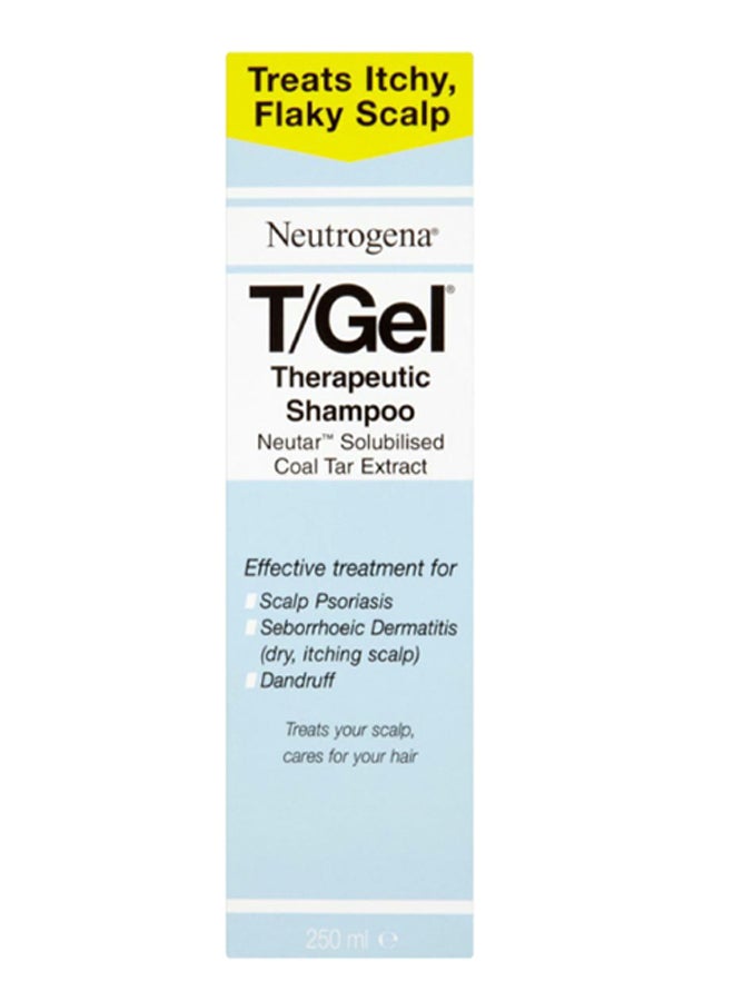 T/Gel Therapeutic Anti Dandruff Shampoo For Treats Itchy & Flaky Scalp Skin 250ml