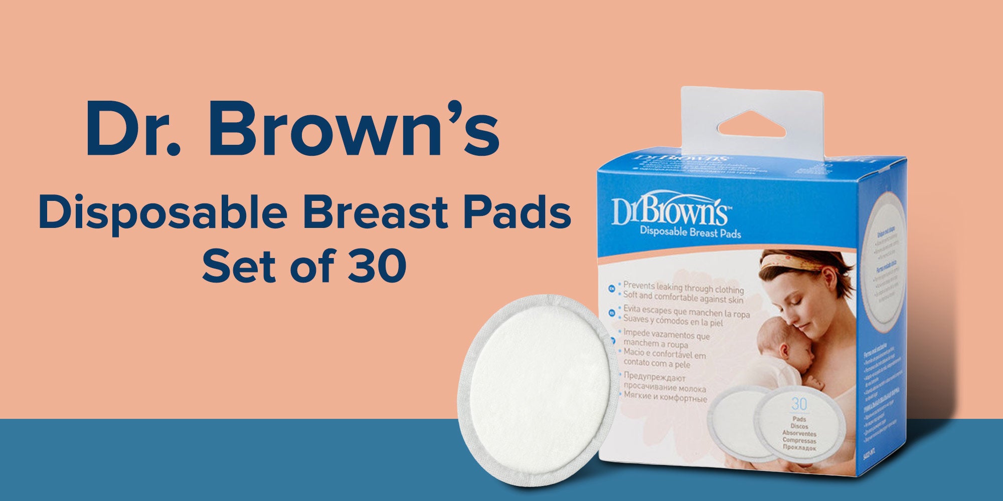 30-Piece Disposable Breast Pad Set