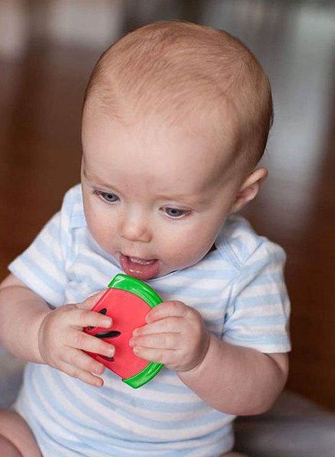 Soft Flexible Soothing Teether Watermelon, Coolees, Red/Green - TE220-P2