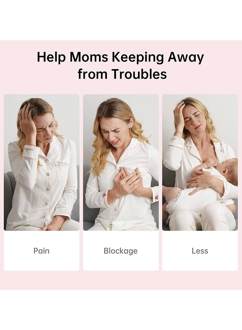 Wearable Hands Free Electric Breast Pump With LCD Display With 2 Modes And 9 Levels