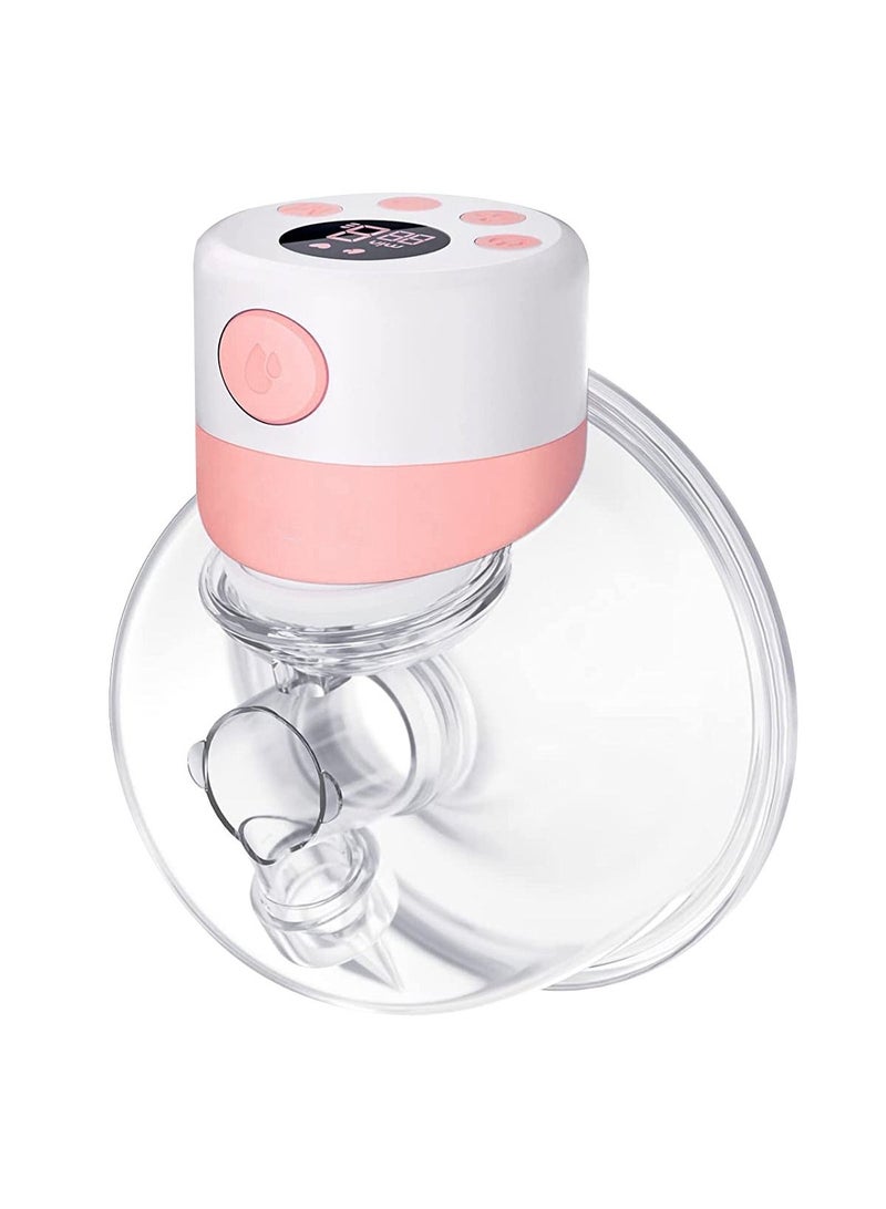 Breast Pump Electric,Wearable Breast Pump,Hands Free Breast Pump,Portable Breast Pump with 2 Modes,9 Levels,LCD Display,24mm.