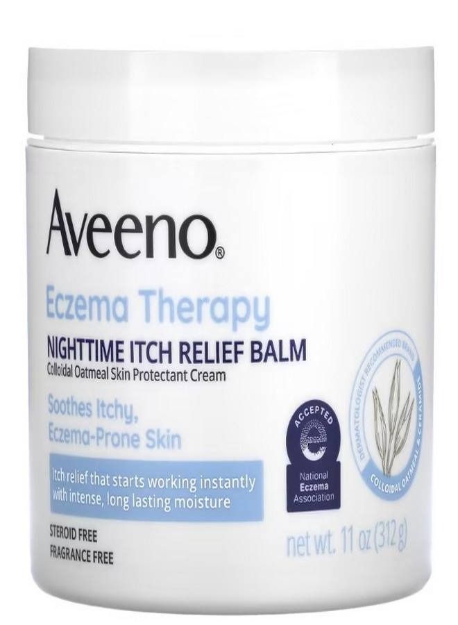 Eczema Therapy Nighttime Itch Relief Balm Fragrance Free 11 oz 312 g