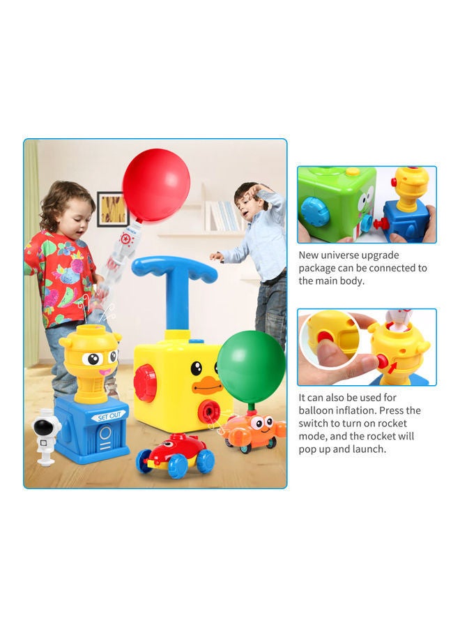 Air-Powered Vehicle Toy Yellow 22x16x0.5cm