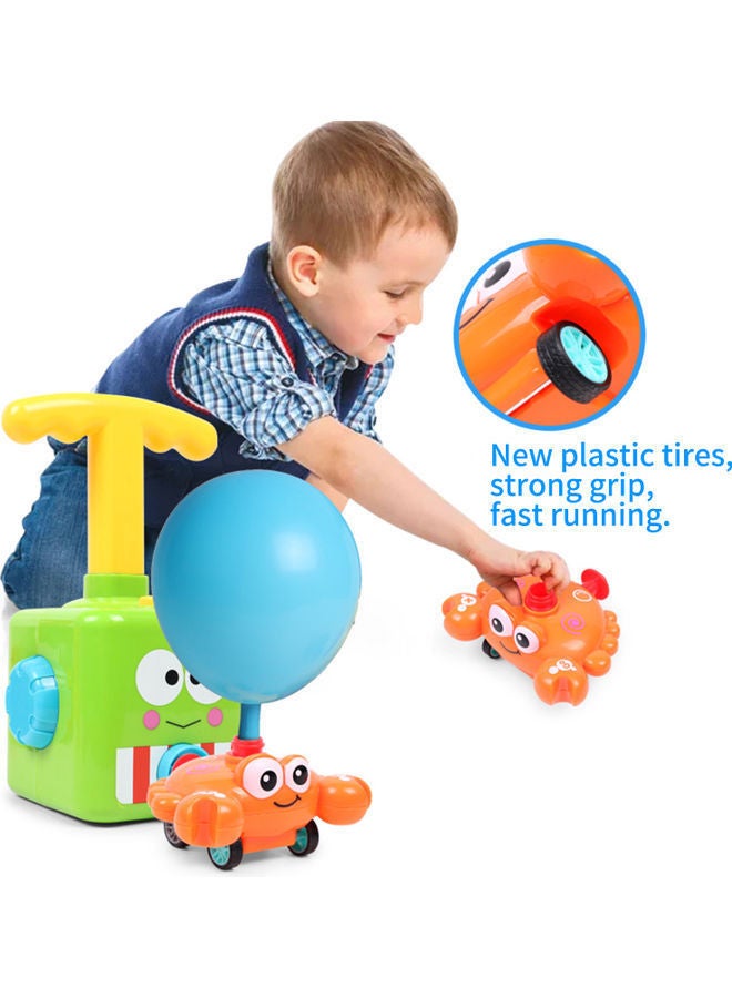 Air-Powered Vehicle Toy Yellow 22x16x0.5cm