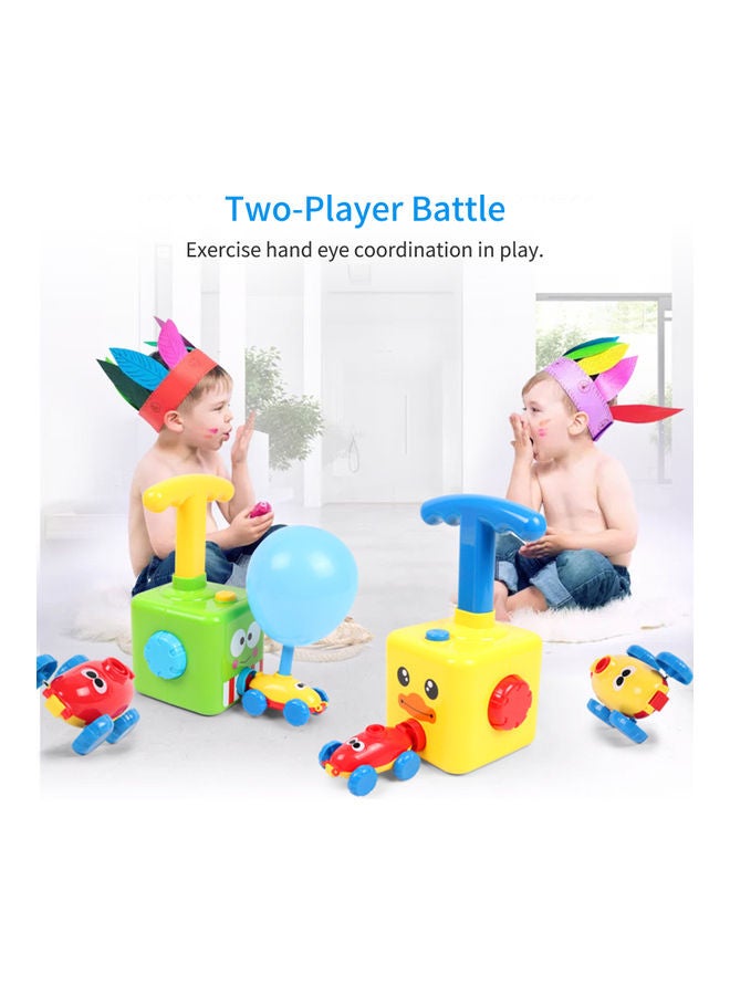 Air-Powered Vehicle Toy Yellow 22x16x0.5cm