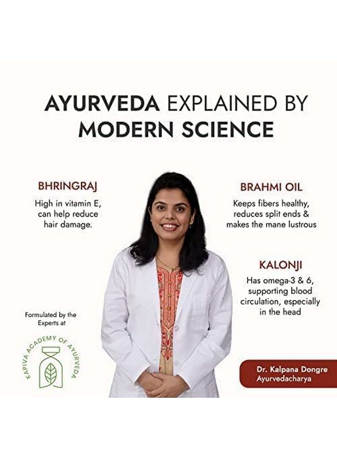 Bhringraj Hair Nourishing Oil (200 Ml) 100% Ayurvedic ; Voluminous Hair Within 90 Days ; Provides Hair Nourishment Pack Of 2