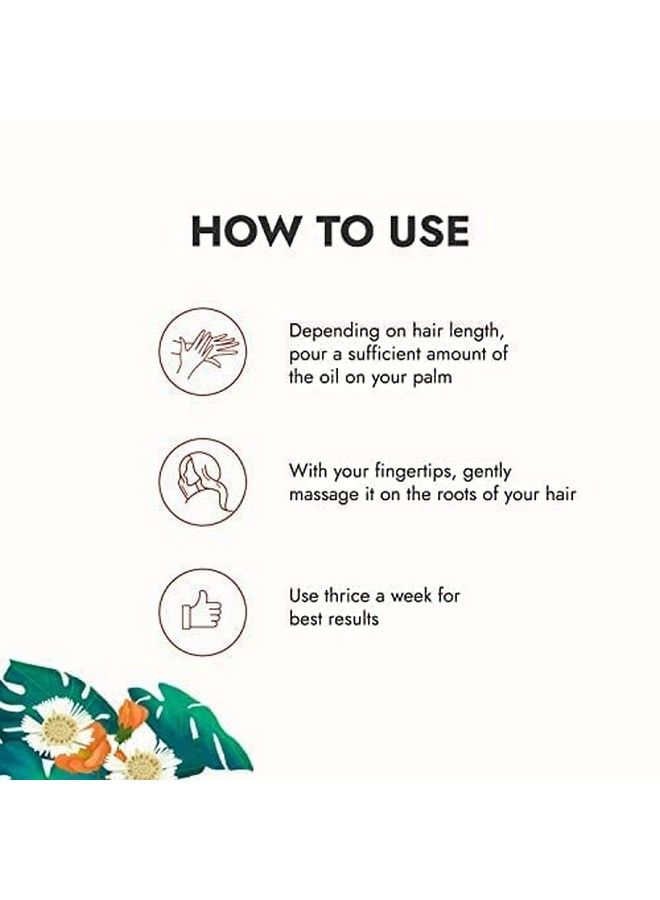 Bhringraj Hair Nourishing Oil (200 Ml) 100% Ayurvedic ; Voluminous Hair Within 90 Days ; Provides Hair Nourishment Pack Of 2