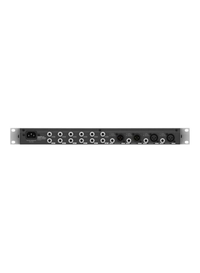 6-Channel High-Power Headphones Distribution Amplifier HA6000 Black/Silver