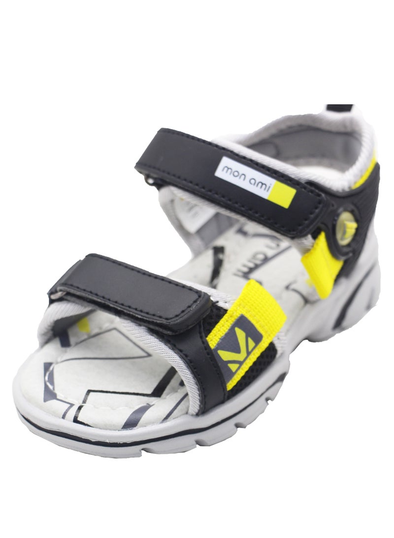 Mon Ami Boys and Kids Sandals | Soft Bottom, Velcro Strap Children Sports Sandals Unisex - Summer Baby Boy Sandals for Beach, Outdoor & Seaside | Casual Sandals for Toddler Girls, Boys & Kids