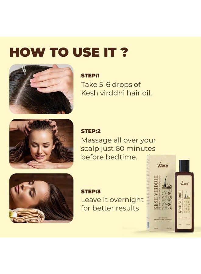 24 In 1 Kesh Virddhi Ayurvedic Medicinal Hair Oil For Hair Growth Mens And Womens Hair Fall Control With Hibiscus Coconut Oil And Bringraj 24 Natural Oils 100Ml