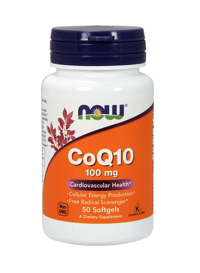 CoQ10 100 mg  50 Softgels