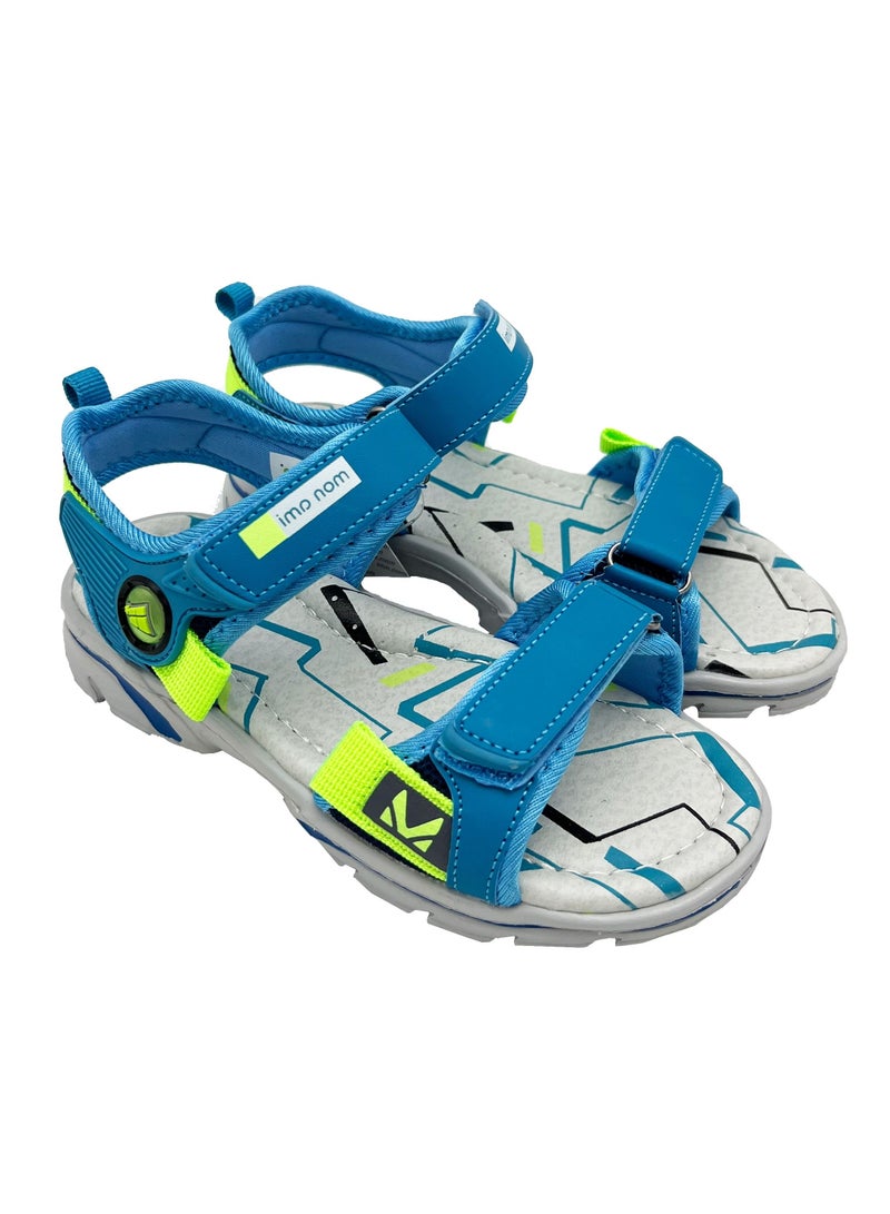 Mon Ami Boys and Kids Sandals | Soft Bottom, Velcro Strap Children Sports Sandals Unisex - Summer Baby Boy Sandals for Beach, Outdoor & Seaside | Casual Sandals for Toddler Girls, Boys & Kids