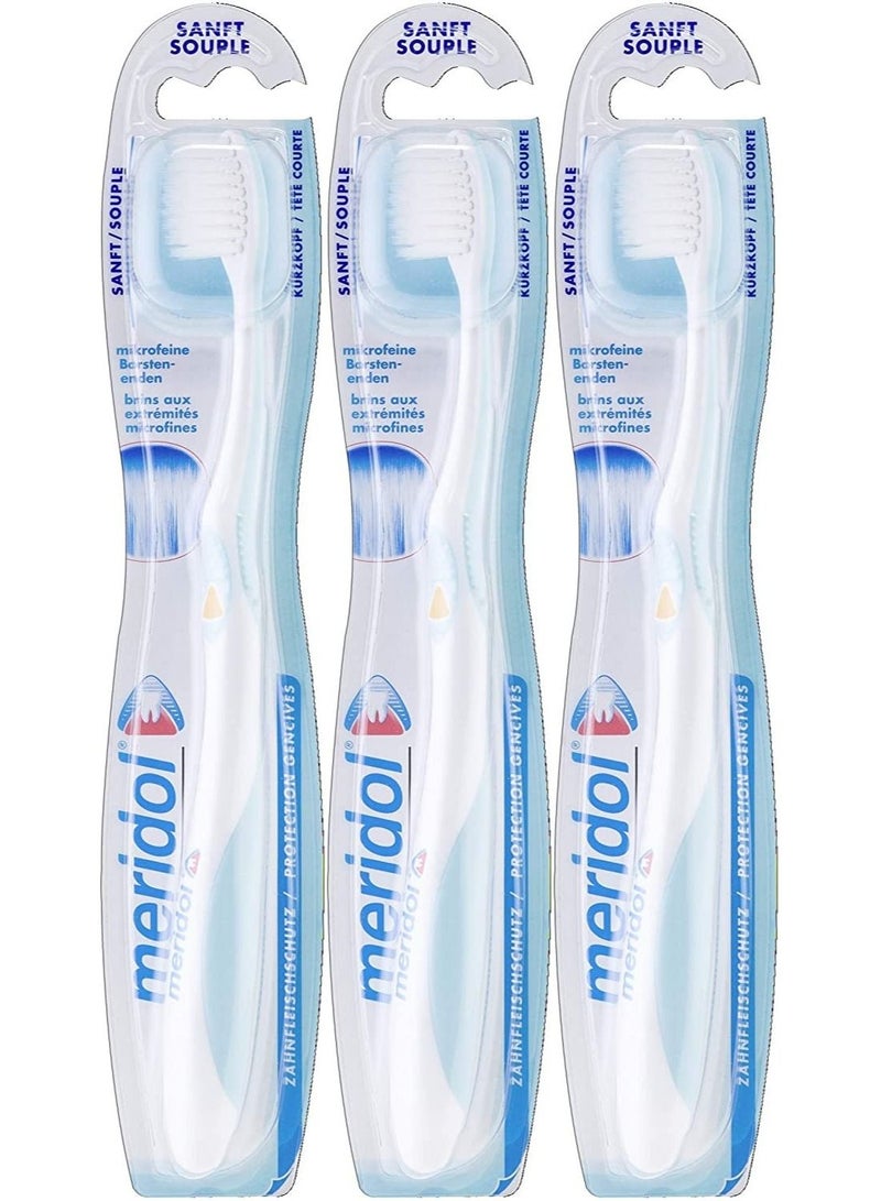 Meridol soft toothbrush Pack of 3
