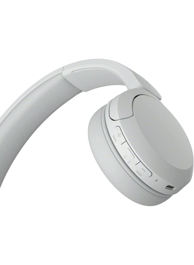 WH-CH520 Wireless Bluetooth On Ear With Mic For Phone Call White