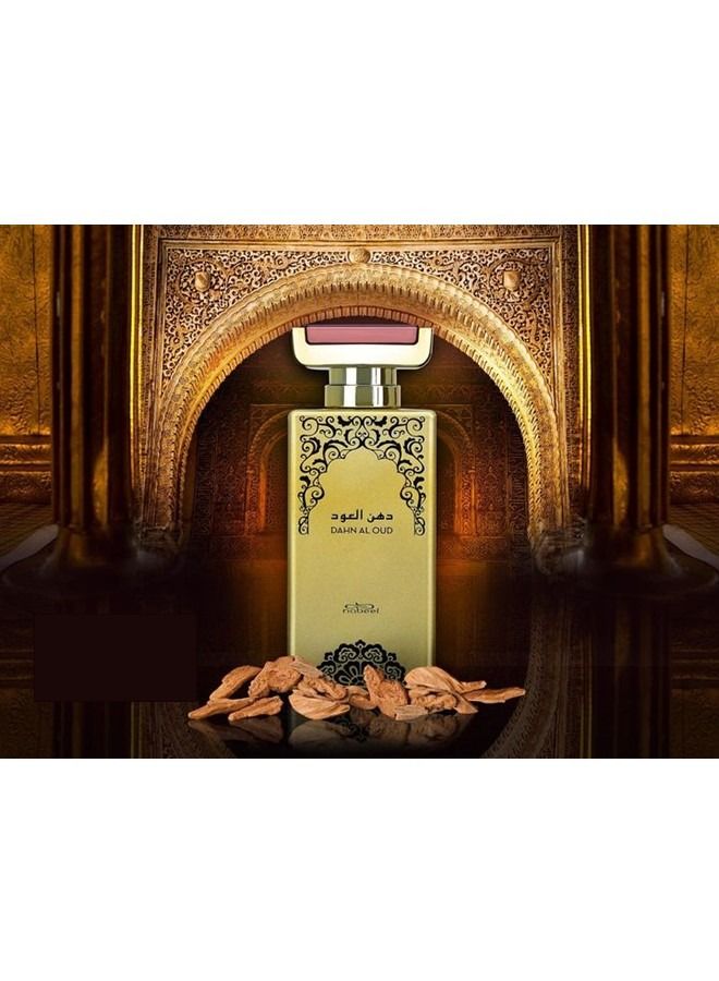 5 Pieces Perfume Set Nabeel Dahn Al Oud Antar Dahn Al Oud Amiri Gold 24k Oody Woody Eau De Parfum 100 ML