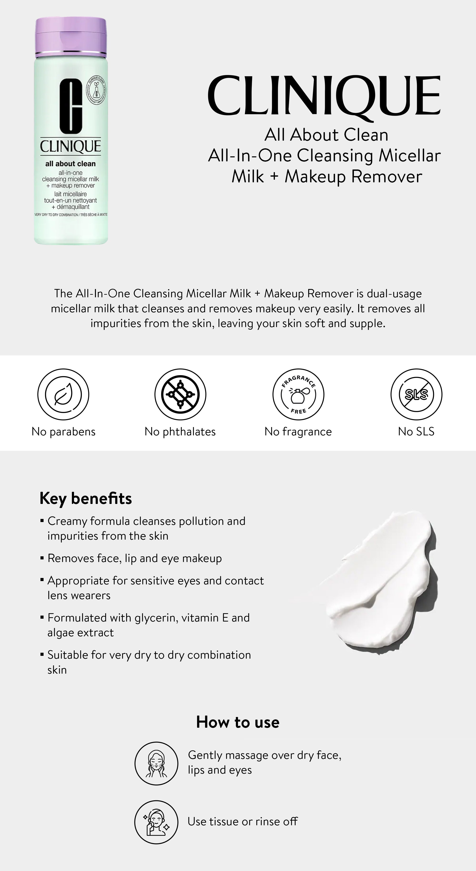 All-In-One Cleansing Micellar Milk And Makeup Remover
