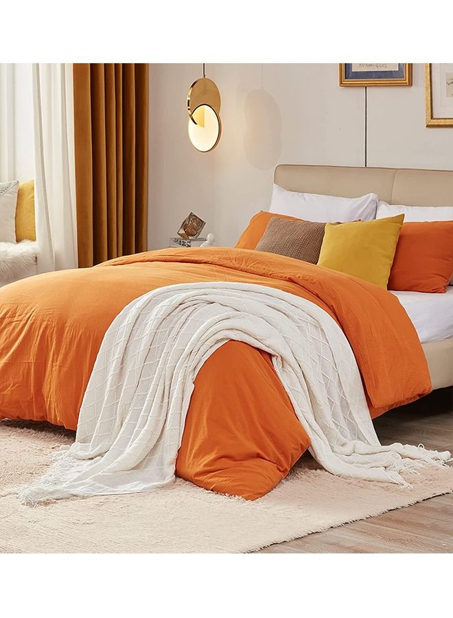 Soft Cozy Knit Blanket with Tassels for Couch and Bed Off White