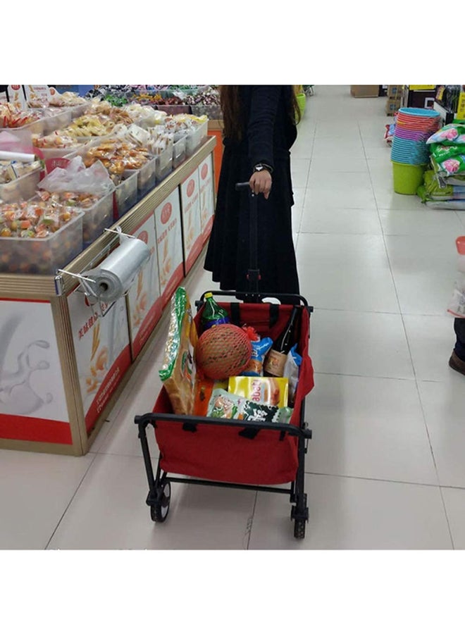 Foldable Toys Storage Durable Lightweight Fabric Cart With Heavy Duty Frame ‎‎50x100x100cm