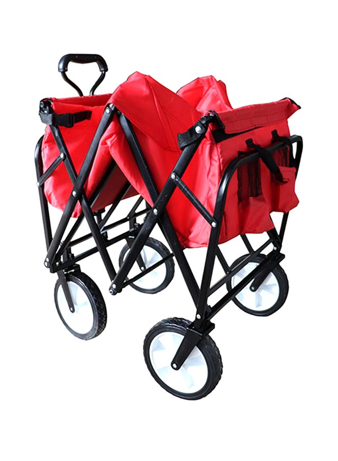 Foldable Toys Storage Durable Lightweight Fabric Cart With Heavy Duty Frame ‎‎50x100x100cm