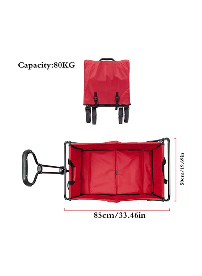 Foldable Toys Storage Durable Lightweight Fabric Cart With Heavy Duty Frame ‎‎50x100x100cm