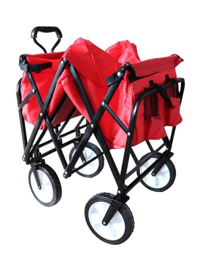 Multi-Function Outdoor Wagon Shopping Cart 85x5x28cm