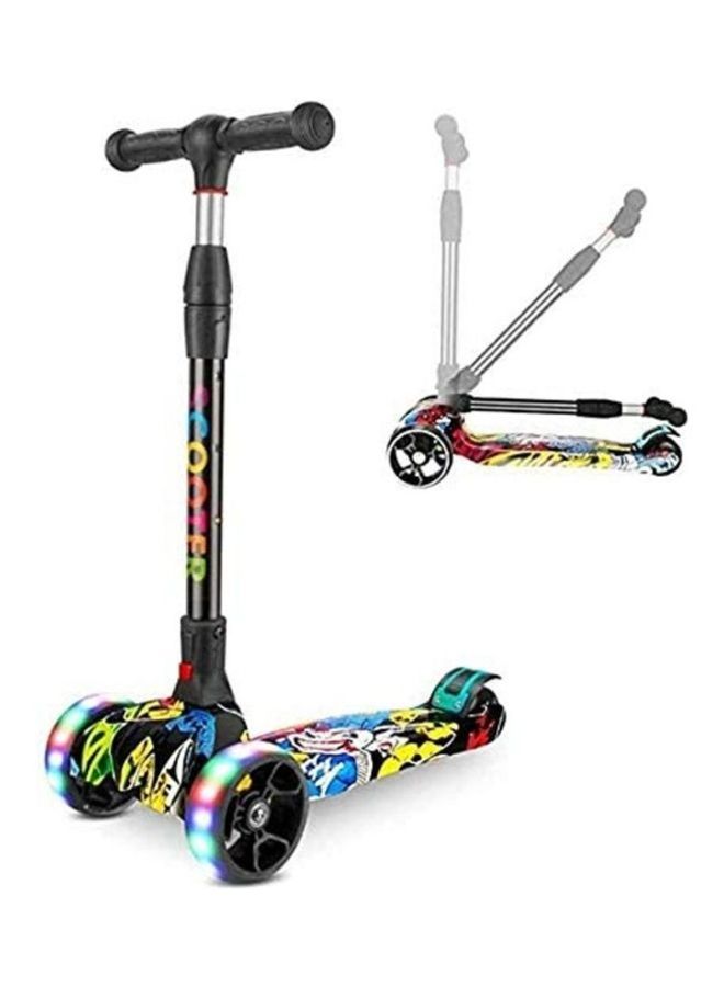 3-Wheeler Adjustable Kick Scooter 59.5x20x14.5cm