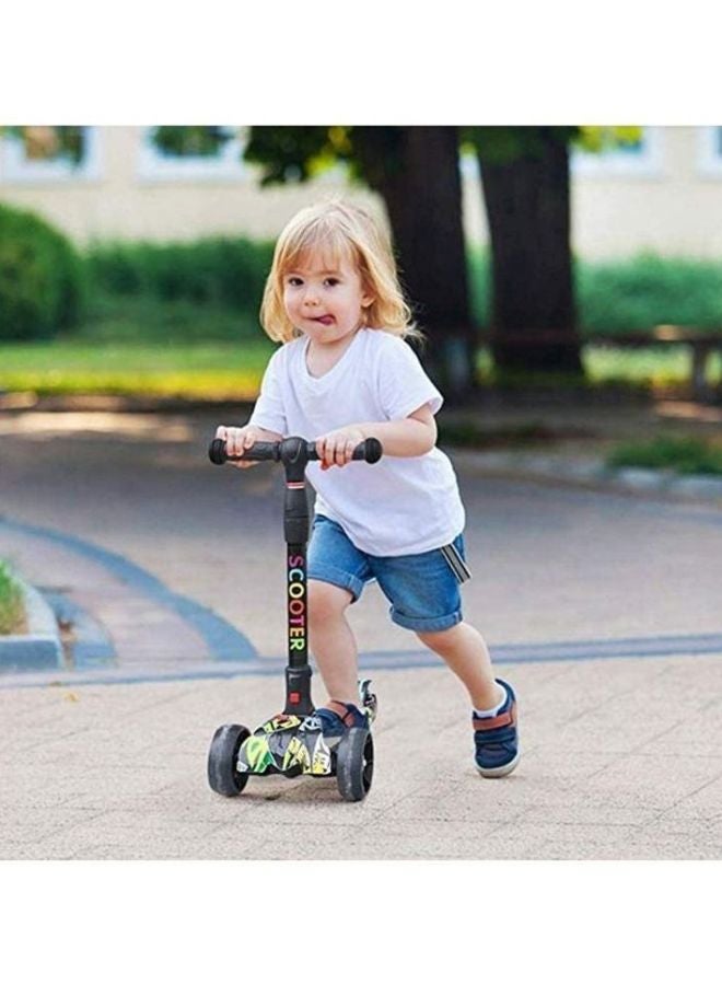 3-Wheeler Adjustable Kick Scooter 59.5x20x14.5cm