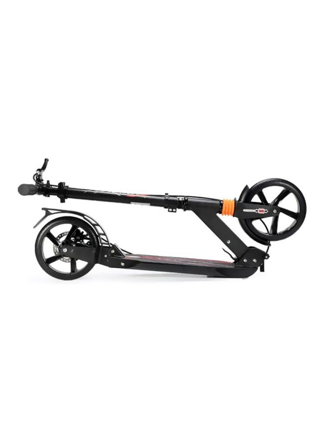 2 Wheel Adjustable Height Scooter Black