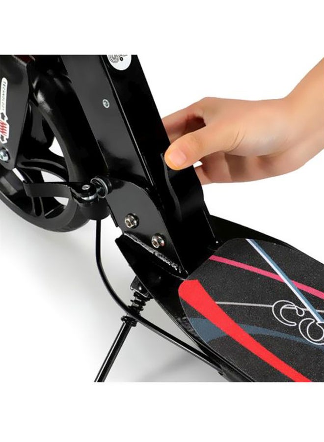 2 Wheel Adjustable Height Scooter Black