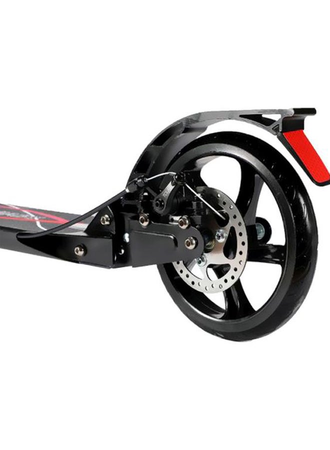 2 Wheel Adjustable Height Scooter Black