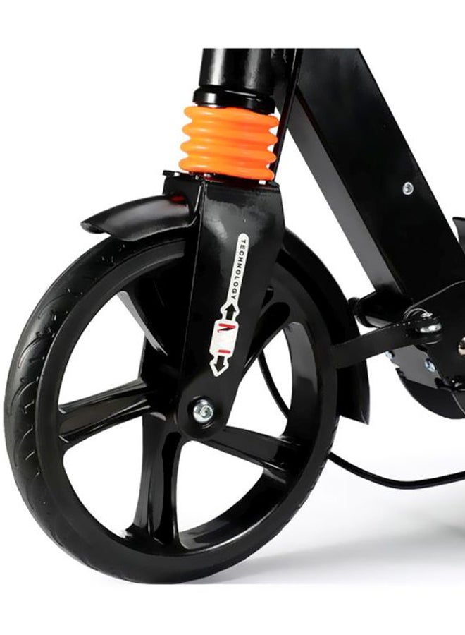 2 Wheel Adjustable Height Scooter Black